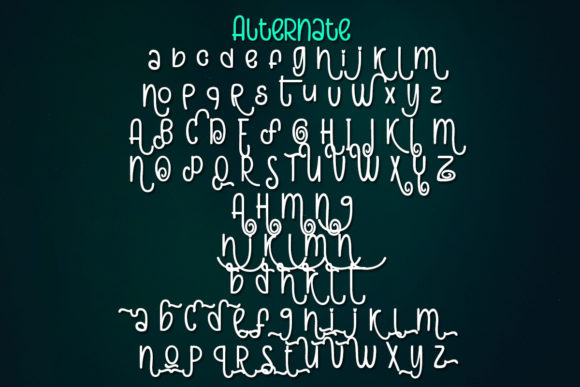 Present Cheer Up Font PNG with transparent background - Preview 5