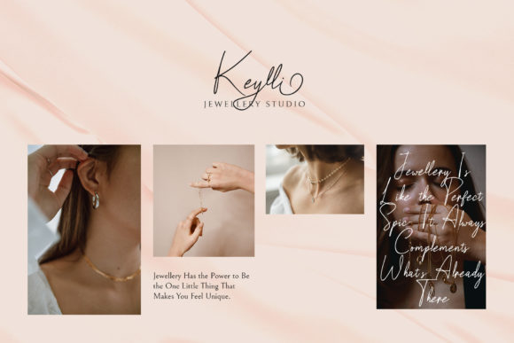 Prettya Font PNG with transparent background - Preview 3