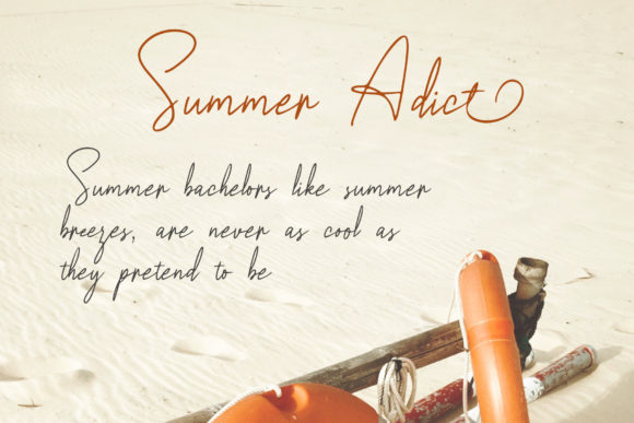 Prettya Font PNG with transparent background - Preview 4