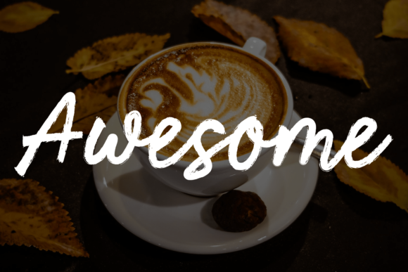 Scrush Font PNG with transparent background - Preview 1