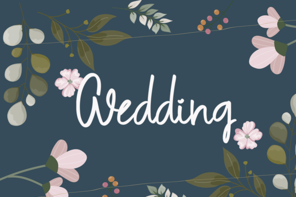 Simple Sunflower Font PNG with transparent background - Preview 2