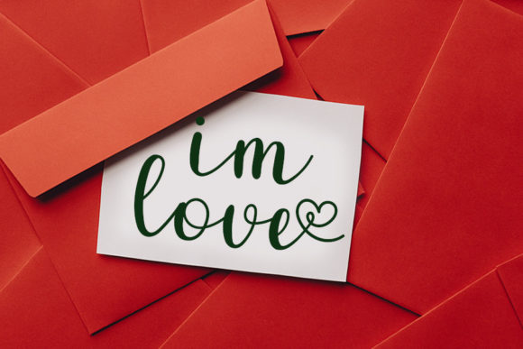 Simplelove Font PNG with transparent background - Preview 1