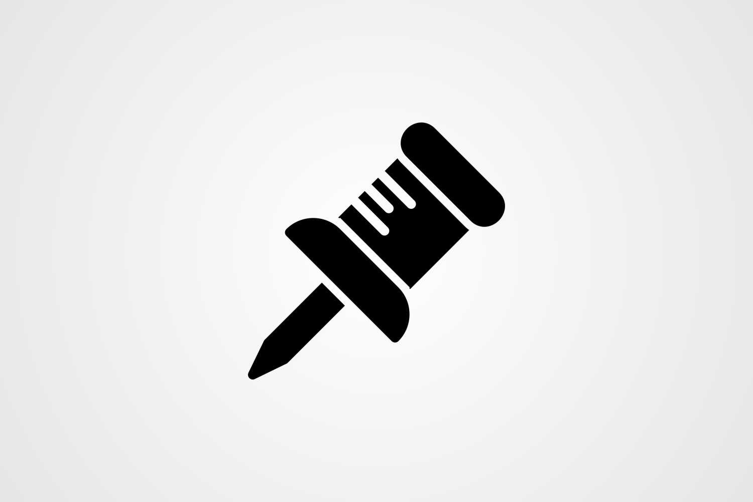 Vector Pin Glyph Icon Design Graphic by kazim.abbas1996 · Creative Fabrica