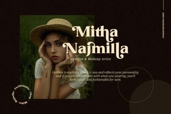 Minthe Font PNG with transparent background - Preview 5