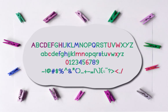 Alphabets Font - Preview 3