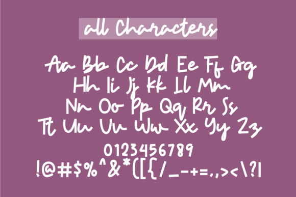 Amanda Sahaera Font - Preview 5