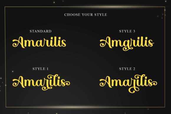 Amarilis Font - Preview 2
