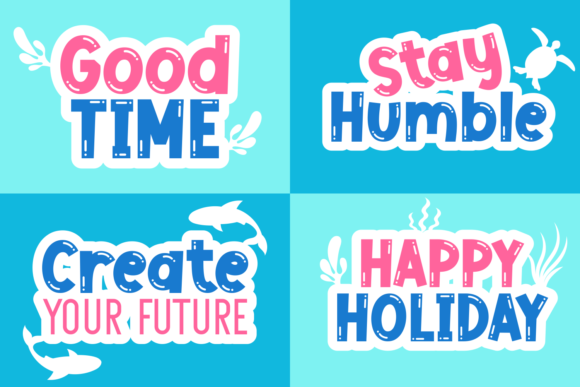 Baby Dolphin Font - Preview 3