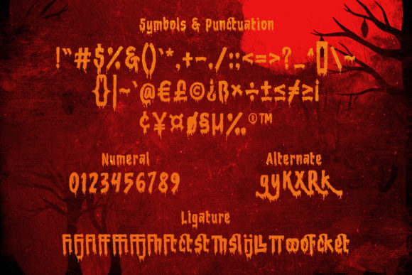 Bloody Camp Font - Preview 2