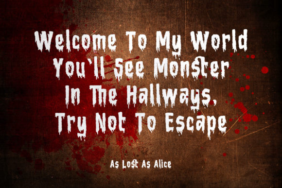 Bloody Camp Font - Preview 3