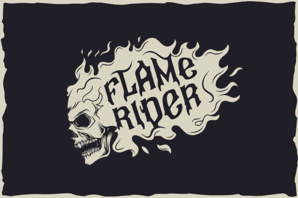 Flame Rider Font - Preview 3