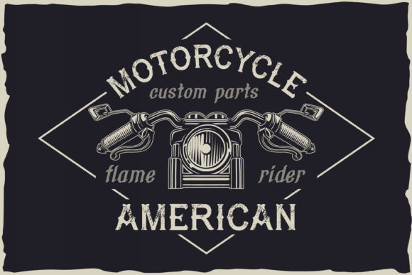 Flame Rider Font - Preview 4