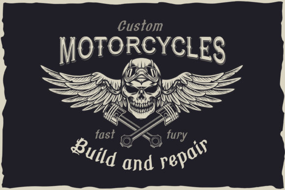 Flame Rider Font - Preview 5