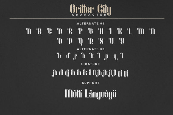 Gritter City Font - Preview 5