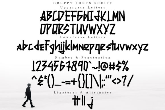 Gruppy Font font preview - 5