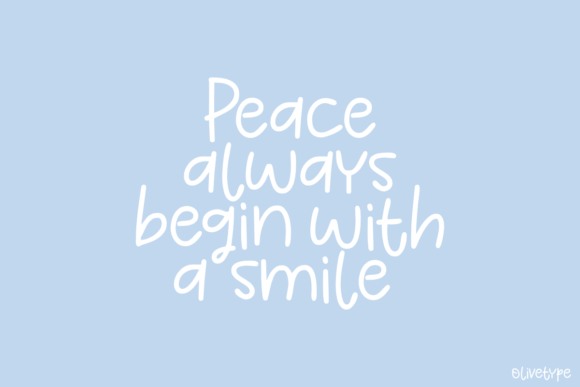 Happy Face Font - Preview 3
