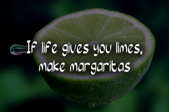 Lime Water Font PNG with transparent background - Preview 1