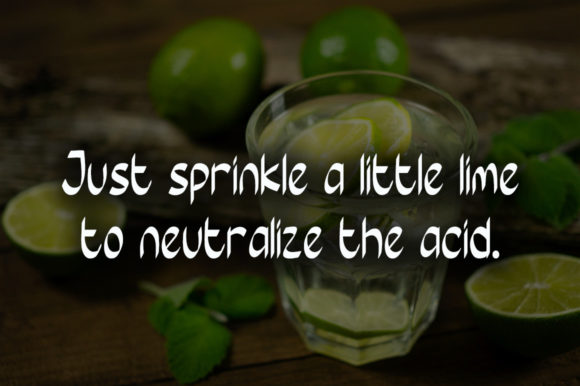 Lime Water Font PNG with transparent background - Preview 2