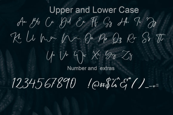 London Night Font PNG with transparent background - Preview 3