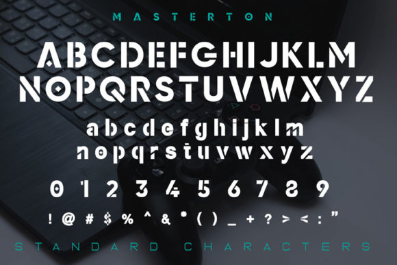 Masterton Font PNG with transparent background - Preview 3