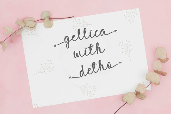 Mella Sweet Font PNG with transparent background - Preview 1