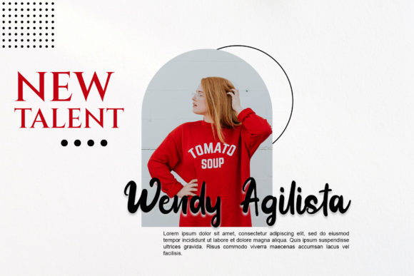 Michella Font PNG with transparent background - Preview 1