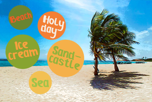 Quickday Font PNG with transparent background - Preview 2