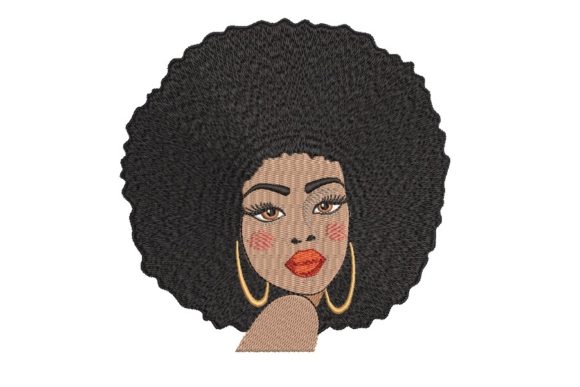 African Woman Face