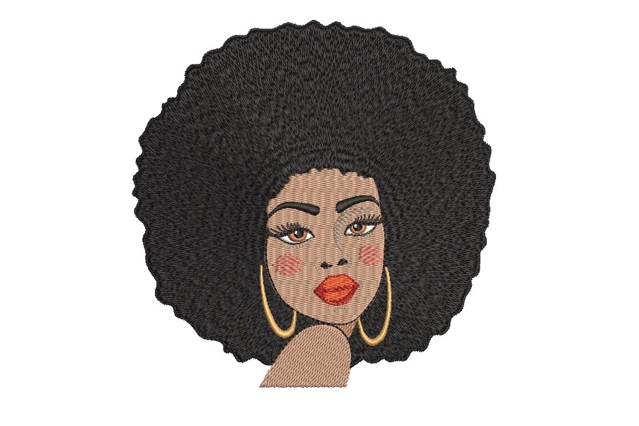 African Woman Face