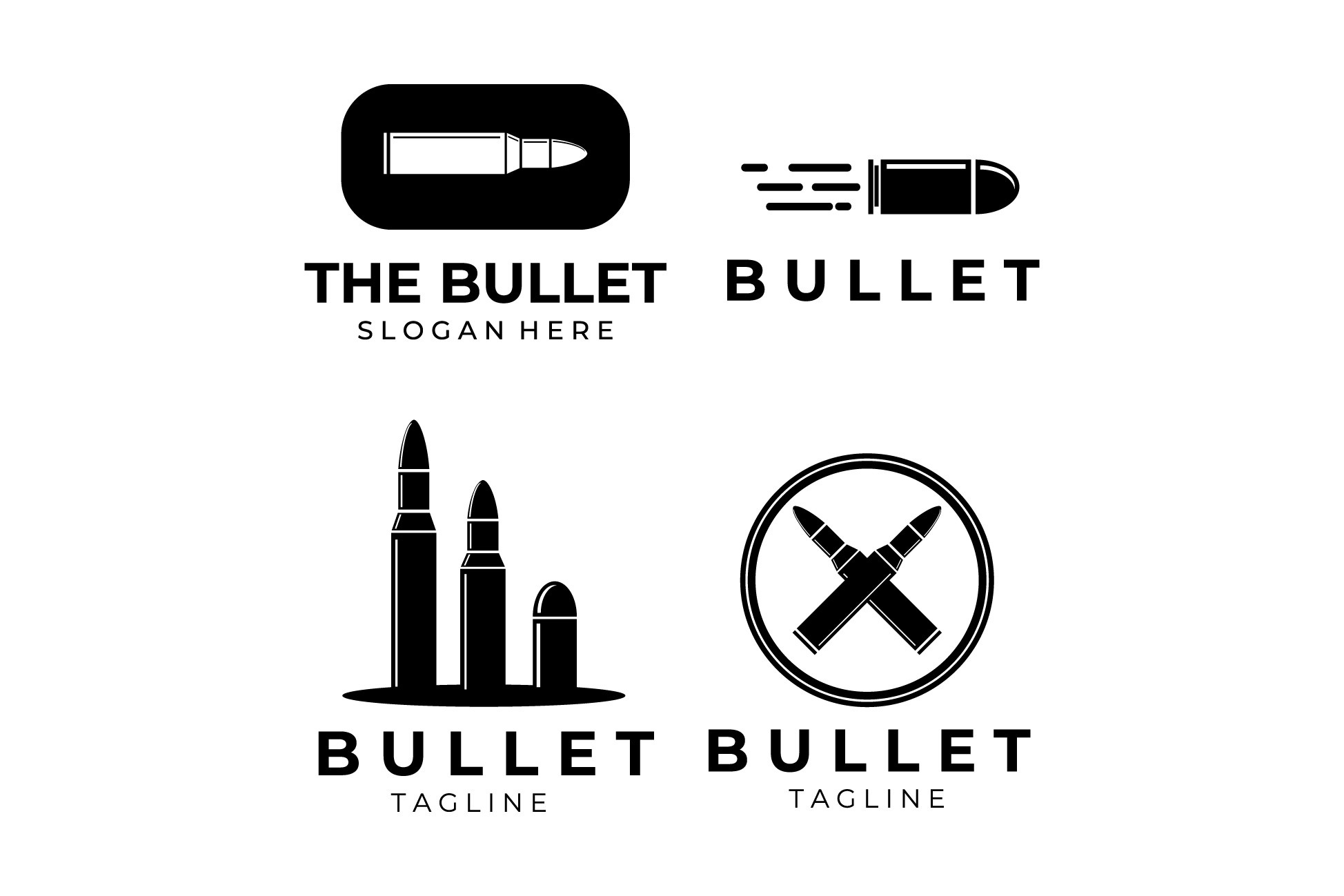 Bundle or Set Bullet Icon Logo Graphic by HFZ13 · Creative Fabrica