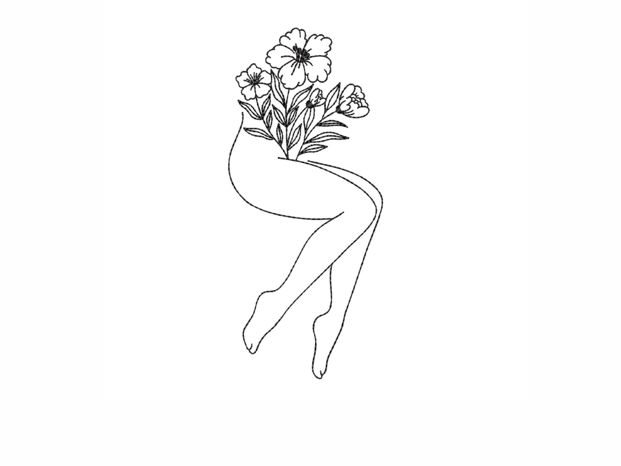Floral Legs