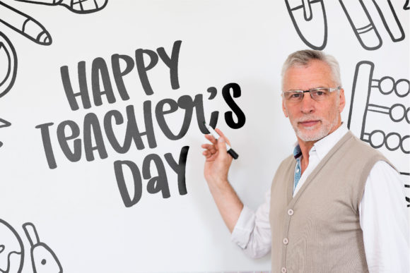 Gorgeous Teacher Font PNG with transparent background - Preview 3