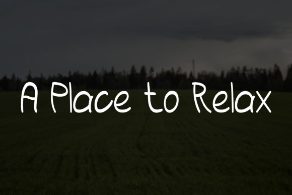 Grass Field Font - Preview 2