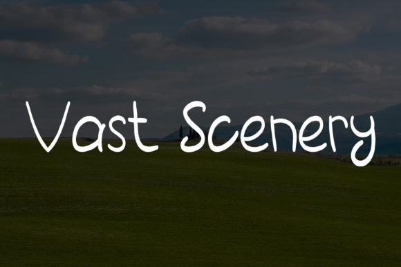 Grass Field Font - Preview 3