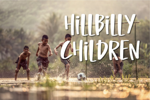 Hillbilly Font PNG with transparent background - Preview 3