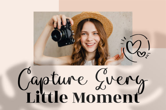 Marlyta Lovely Font PNG with transparent background - Preview 3