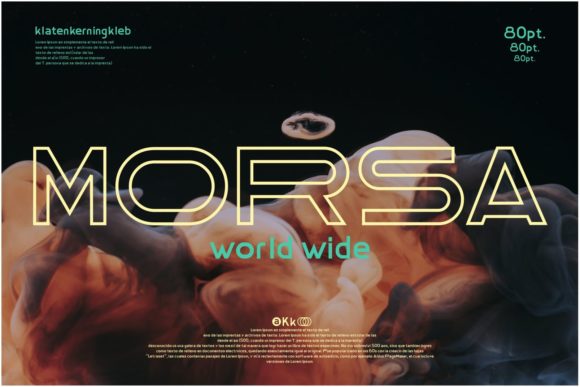 Morsa Font PNG with transparent background - Preview 5