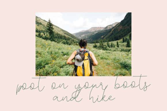 Mountain Font PNG with transparent background - Preview 1