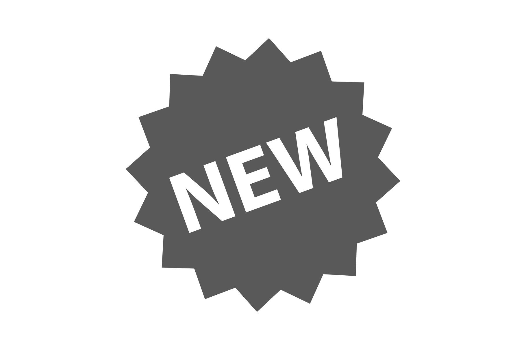 New Sign Icon Vector Simple