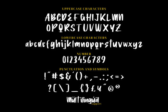 Roger Bold Font PNG with transparent background - Preview 3