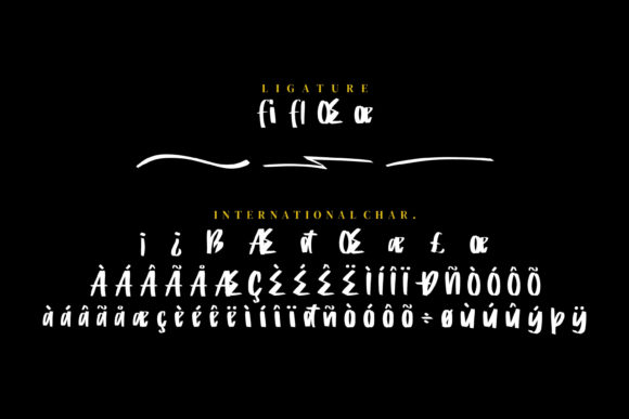 Roger Bold Font PNG with transparent background - Preview 4