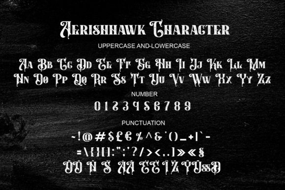 Aerishhawk Font - Preview 4
