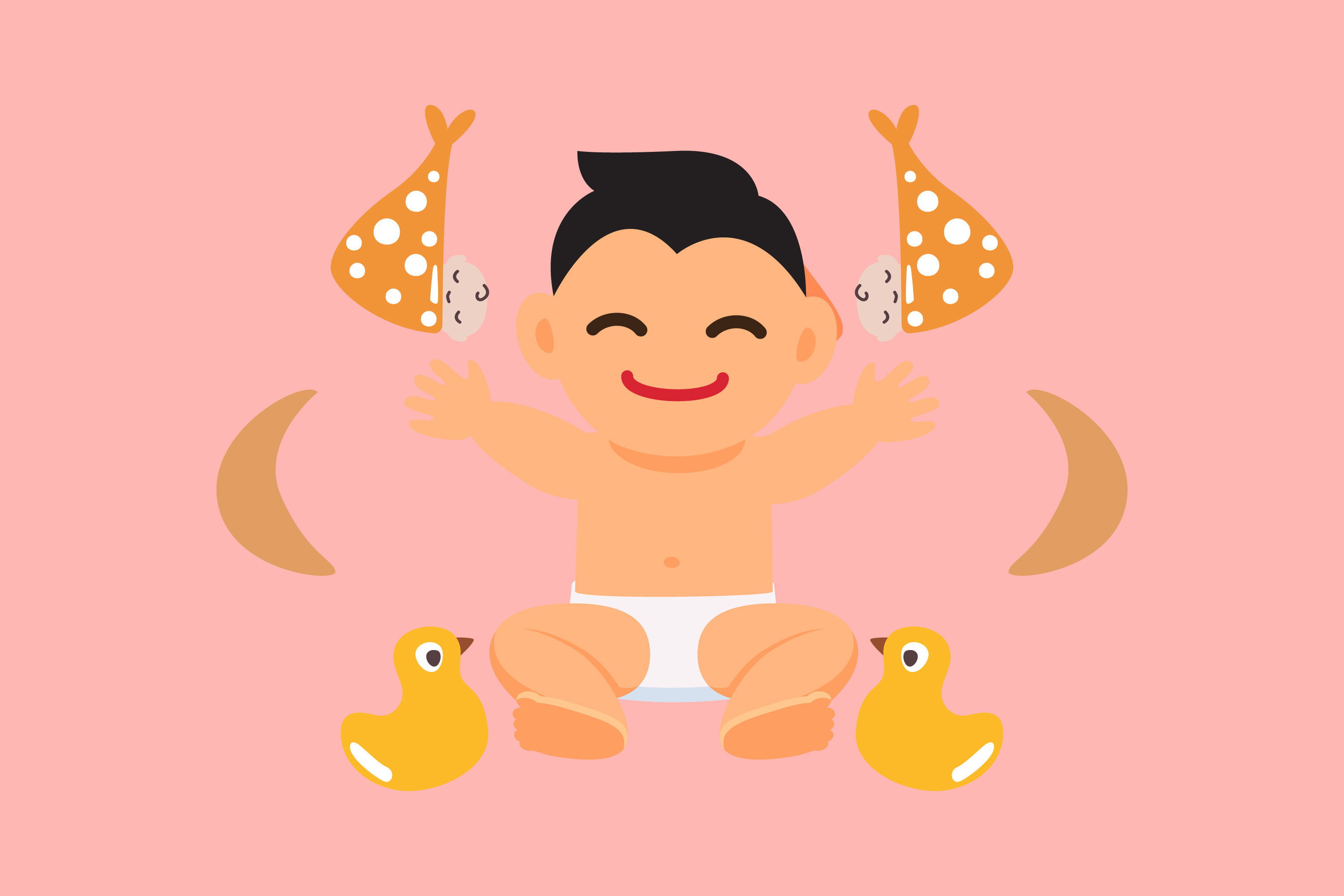 Baby Vector Icon Graphic by Hujanasam Studio · Creative Fabrica