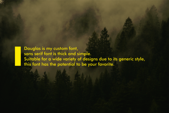 Dauglas Font - Preview 1