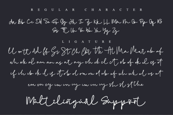 Emely Font PNG with transparent background - Preview 6
