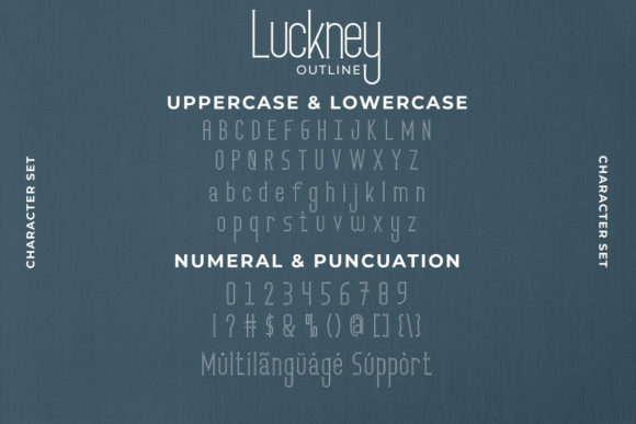 Luckney Font PNG with transparent background - Preview 4