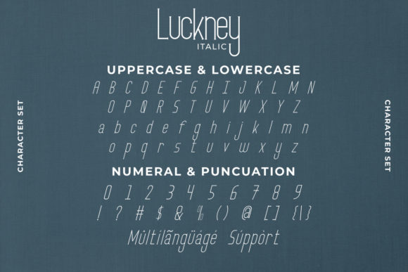 Luckney Font PNG with transparent background - Preview 6