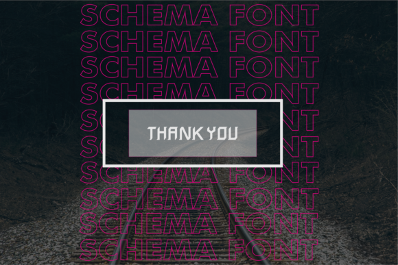 Schema Font PNG with transparent background - Preview 5
