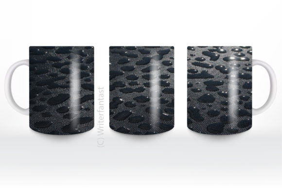 High Tech Black Leopard Skin Coffee Mug Graphic by Writerfantast  Creative  Fabrica