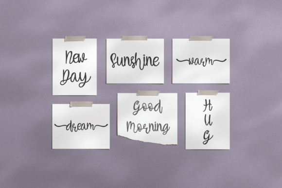 Beautiful Sunrise Font - Preview 3